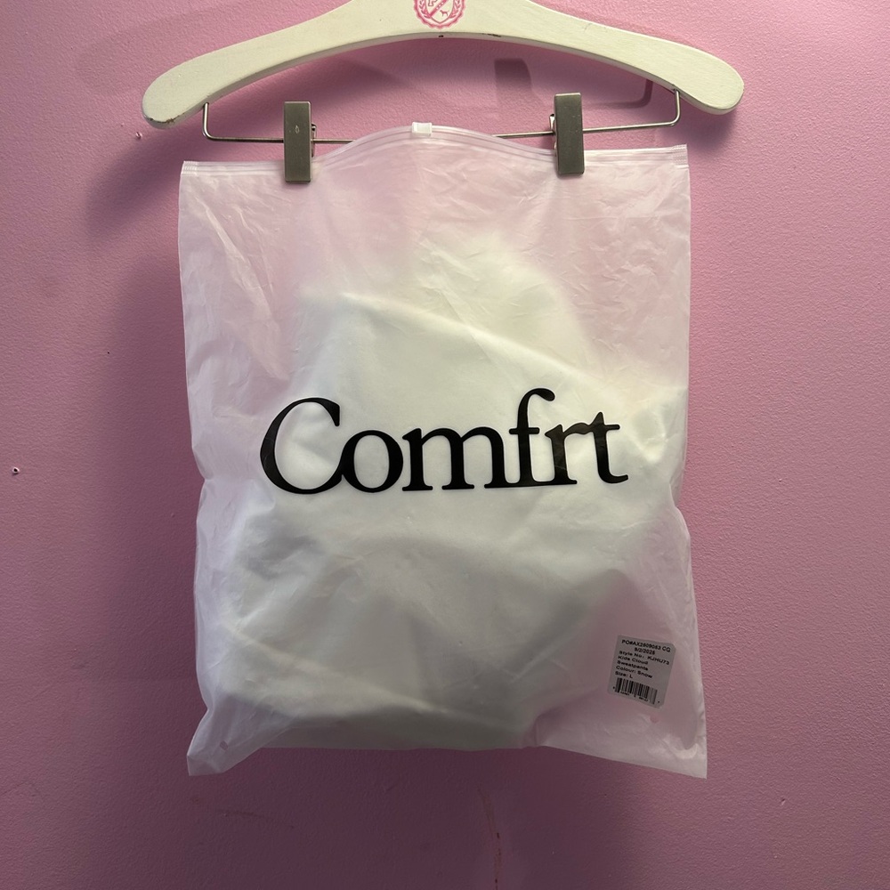 Kids Comfrt White Sweatpants & Joggers